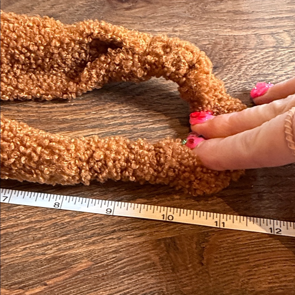 Brown Fuzzy Kids Headband with Antler Design - Picture 14 of 16